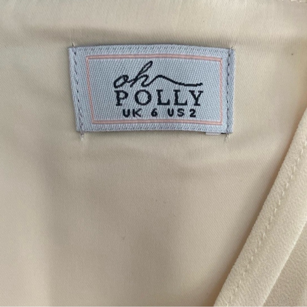 Oh Polly Cerise draped corset dress